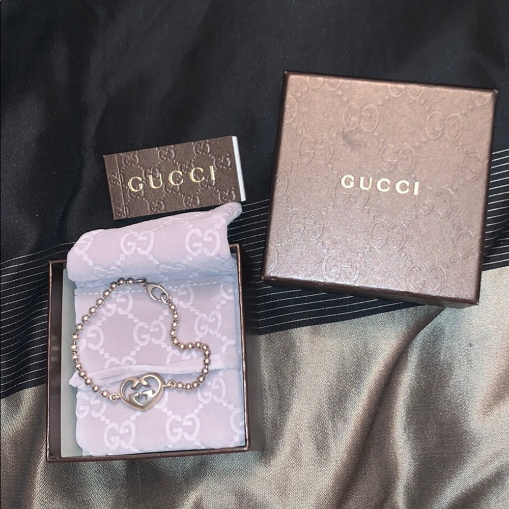 Gucci heart bracelet